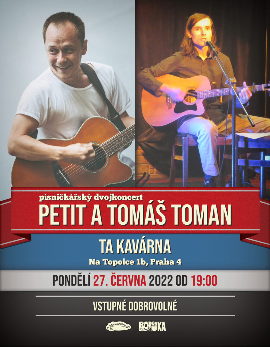 Petit a Tomáš Toman v Ta Kavárně